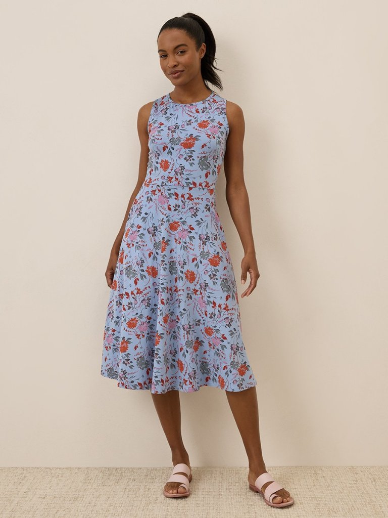 Pact Organic Fit & Flare Keyhole Back Dress Xxxl